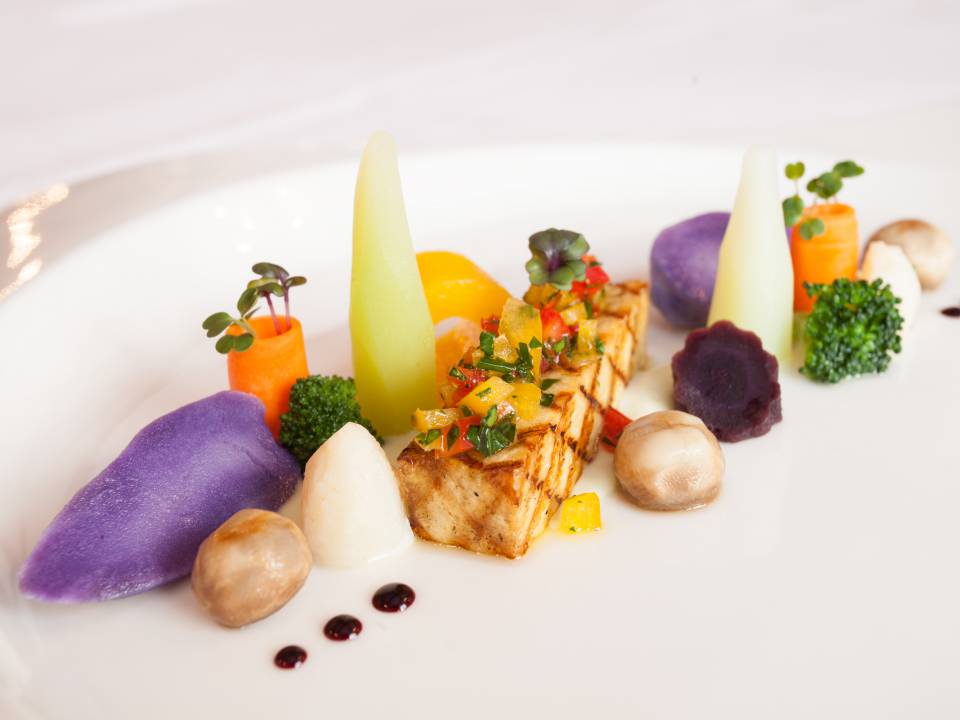 Buntes Menü im Restaurant Gutshof Itterbach