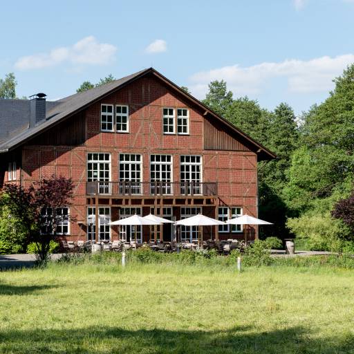 Terrasse und Garten im Gutshof Itterbach