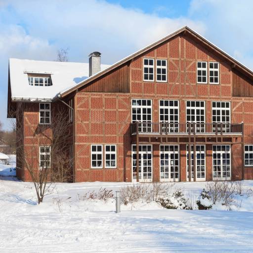 Gutshof Itterbach im Schnee