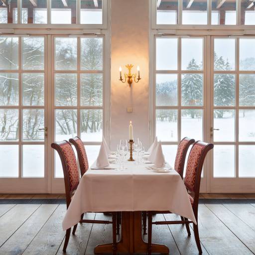 Restaurant im Gutshof Itterbach im Winter