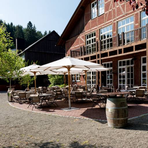 Terrasse des Gutshof Itterbach