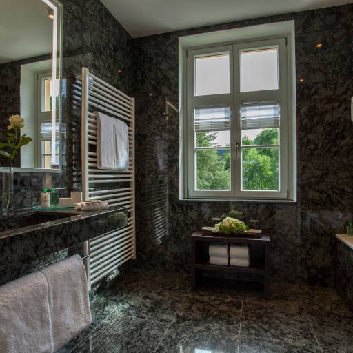 Badezimmer in der Residenz Itterbach