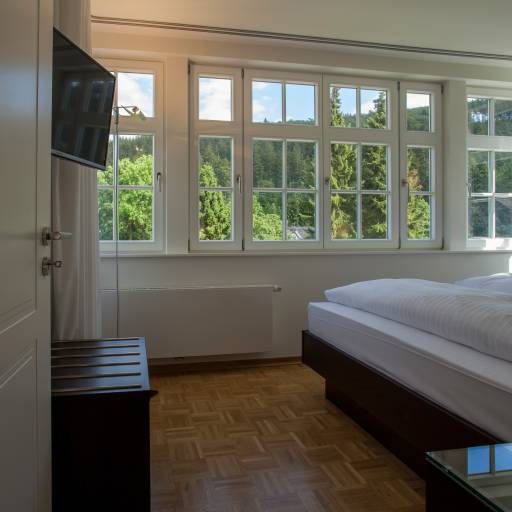 Schlafzimmer in der Residenz Itterbach